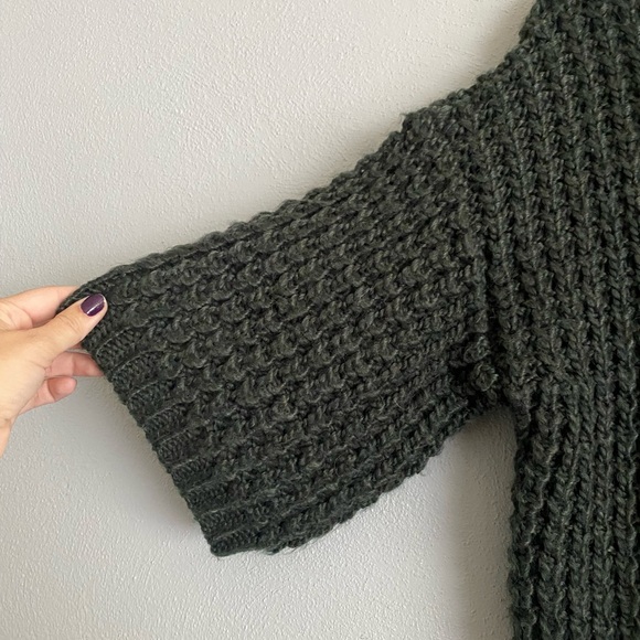 Anthropologie Tracy Reese Size Sweater Medium Wool Alpaca Chunky Turtleneck Knit - Picture 4 of 7